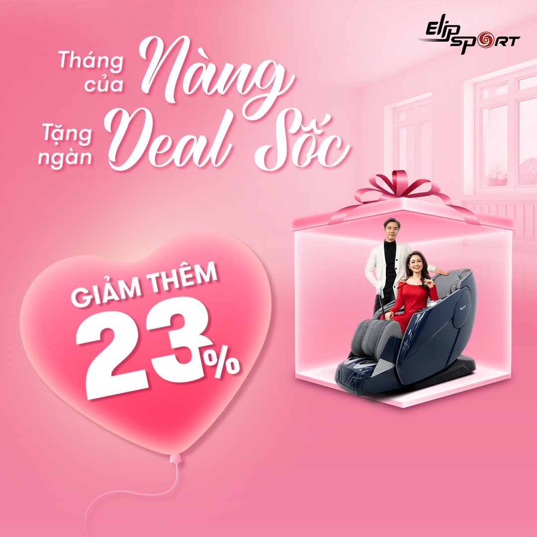 THÁNG CỦA NÀNG - TẶNG NGÀN DEAL SỐC: ELIPSPORT GIẢM ĐẾN 50%, GIẢM THÊM 28% - ảnh 3