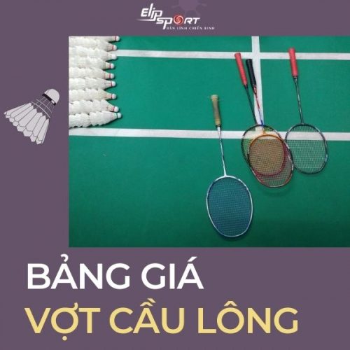 Bảng Giá Vợt Cầu Lông Mới Nhất Năm 2023