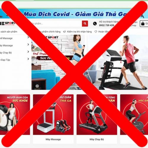 Cảnh báo hành vi giả mạo website Elipsport, lừa đảo để bán hàng