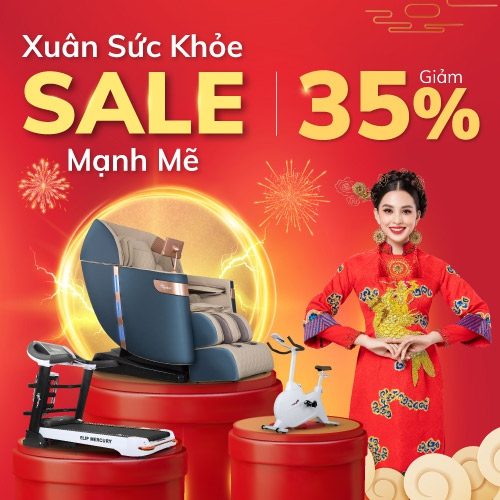 Vui Xuân sức khoẻ, Sale mạnh mẽ trên toàn hệ thống showroom Elipsport