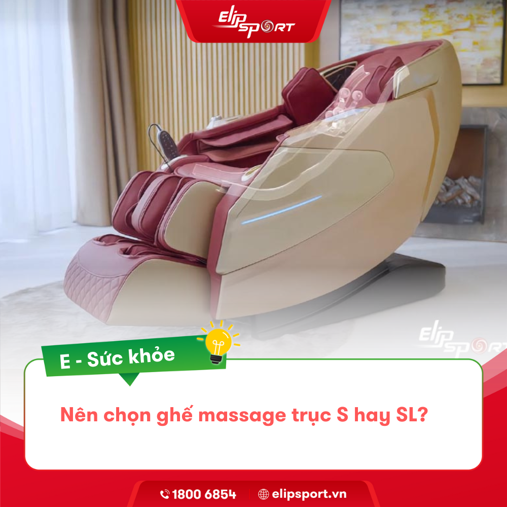 Nên chọn ghế massage trục S hay SL?