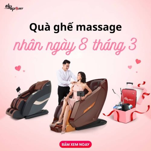 Lý do nên chọn ghế massage làm quà nhân ngày 8 tháng 3