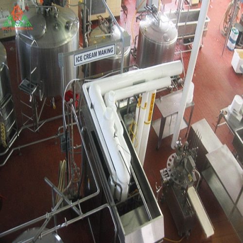 Quy trình làm kem bằng máy làm kem công nghiệp tự động công suất lớn