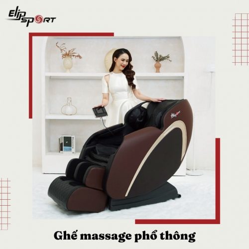 Ghế massage phổ thông là gì? Top 3 ghế mát xa Elipsport đáng mua nhất