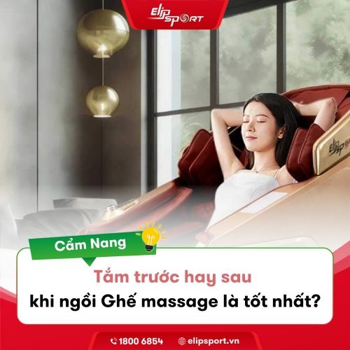 Nên Tắm Trước Hay Sau Khi Sử Dụng Ghế Massage