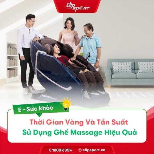 Thời Gian Vàng Và Tần Suất Sử Dụng Ghế Massage Hiệu Quả, Tốt Nhất