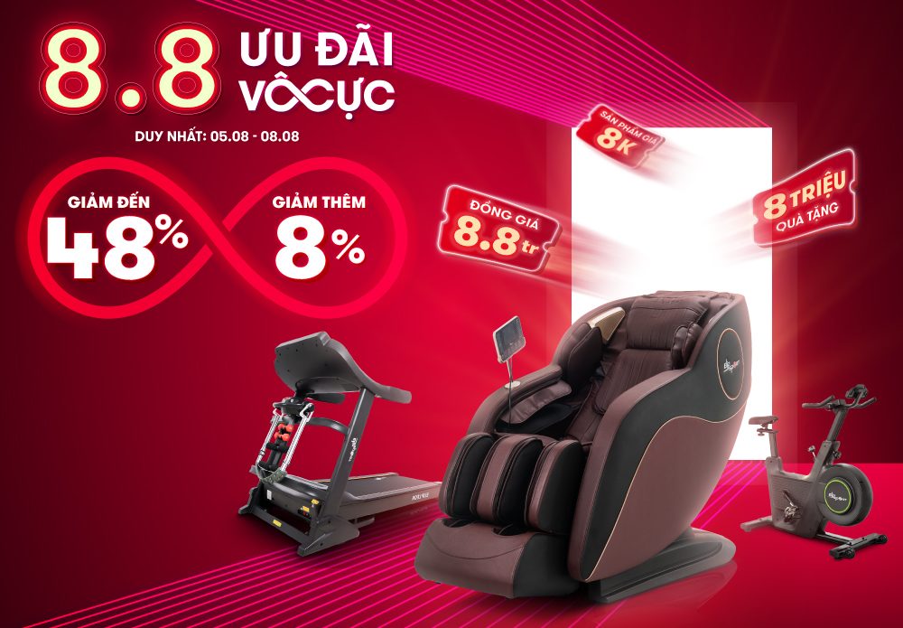 8.8 ƯU ĐÃI VÔ CỰC TẠI ELIPSPORT