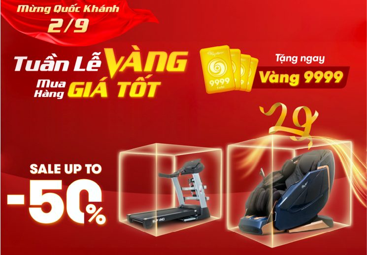 MỪNG QUỐC KHÁNH 2/9 - TUẦN LỄ VÀNG MUA HÀNG GIÁ TỐT