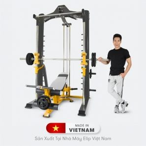 Máy tập tạ đa năng Elip iRon 10 - Yellow