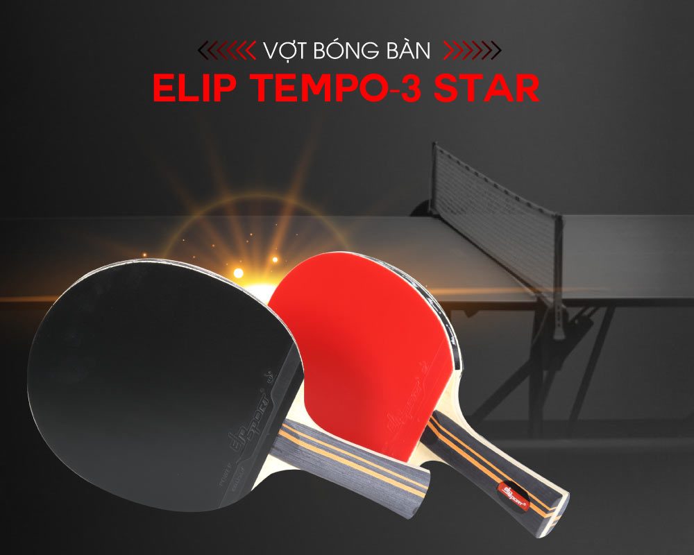 Vợt Bóng Bàn Elip Tempo-3 Star - Elipsport.vn