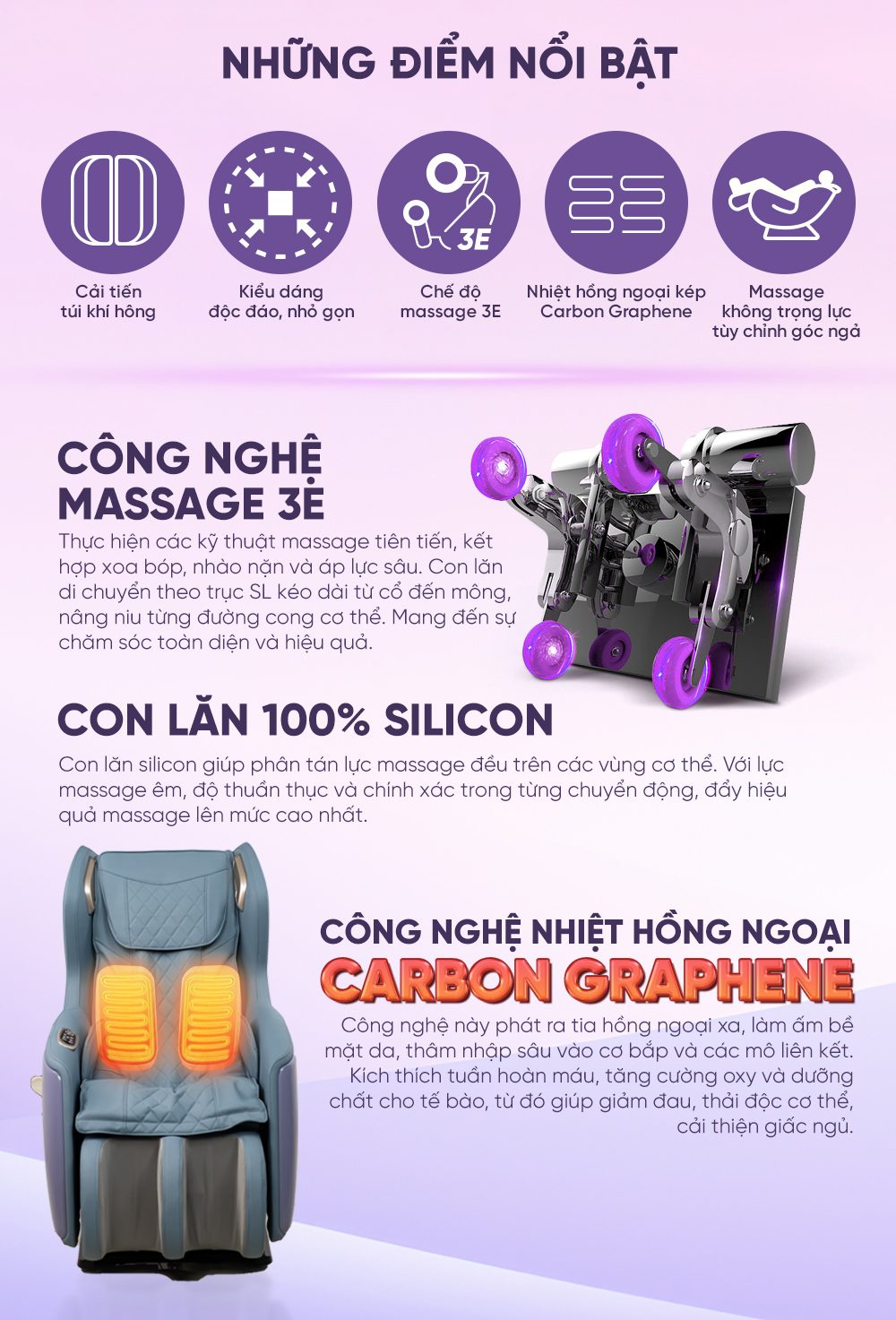 ghế massage elip d6