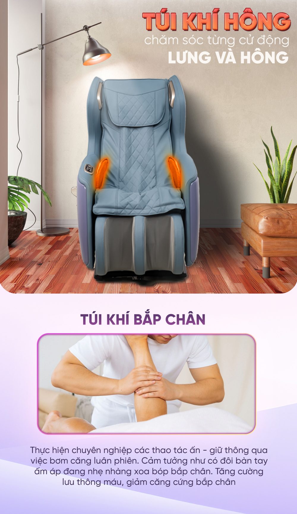 ghế massage elip d6