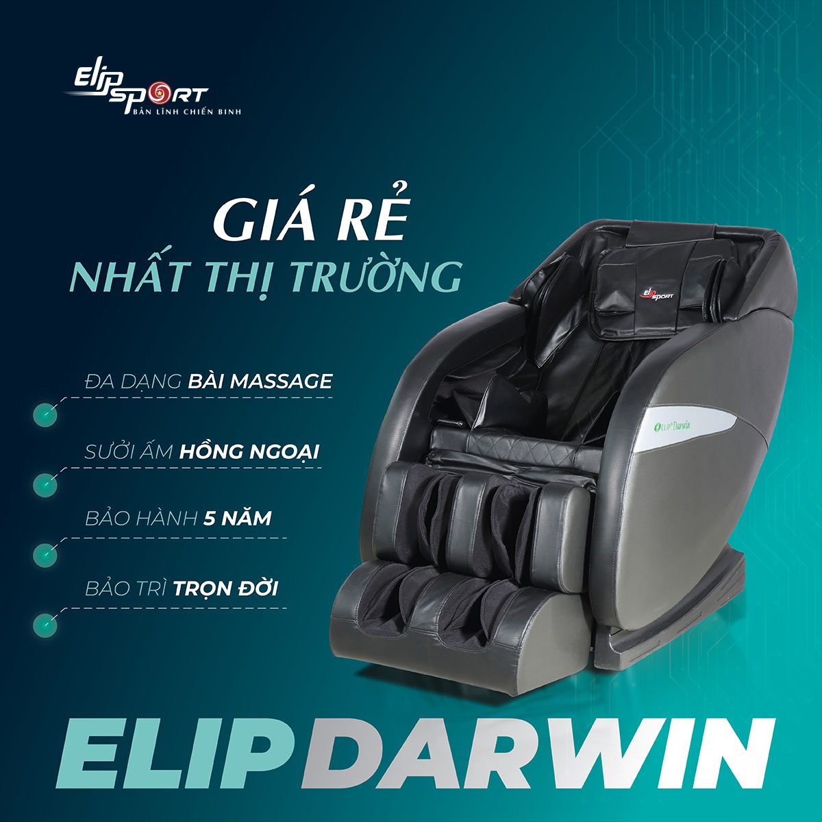 Ghế massage ELIP Darwin