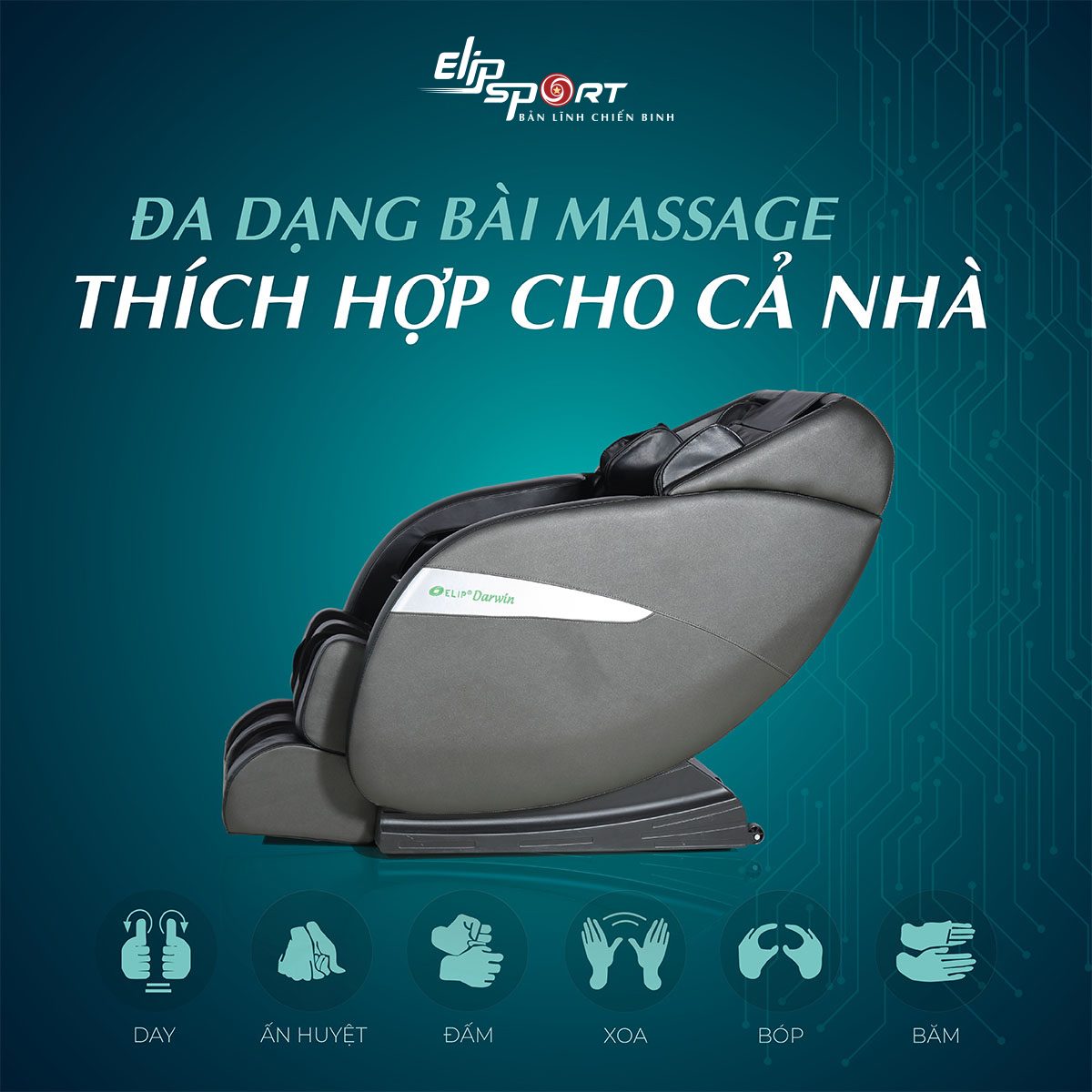 Ghế massage ELIP Darwin