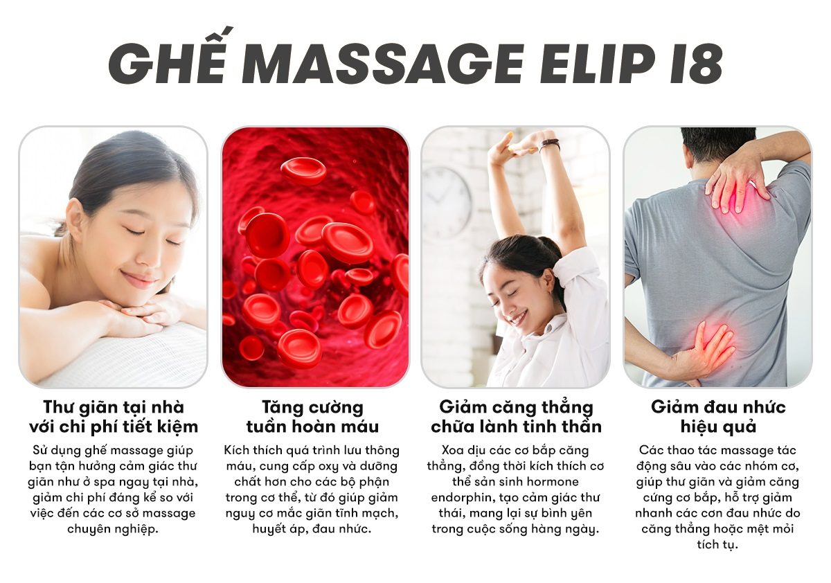 ghế massage elip i8