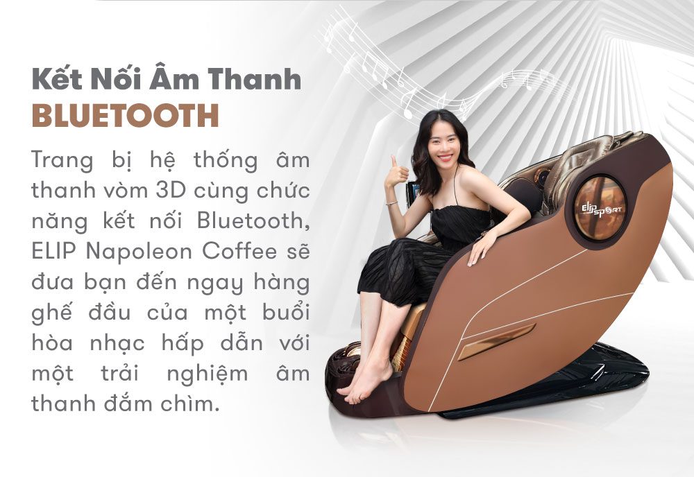 ghế massage elip napoleon coffee