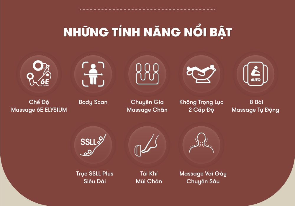 ghế massage elip olas plus cảm ứng