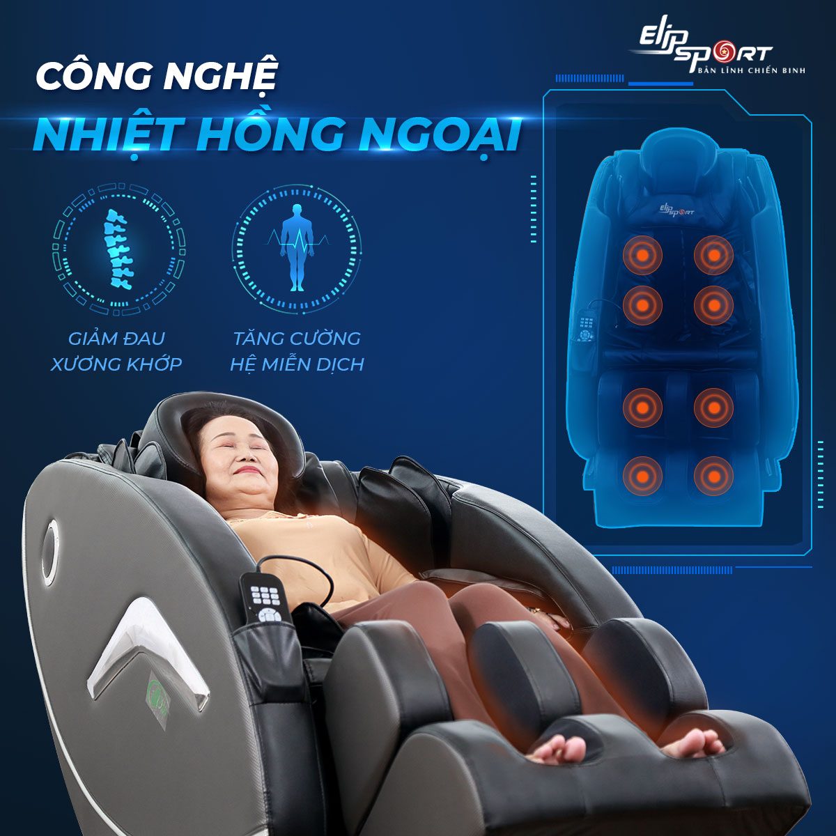 Ghế massage ELIP Rhodi