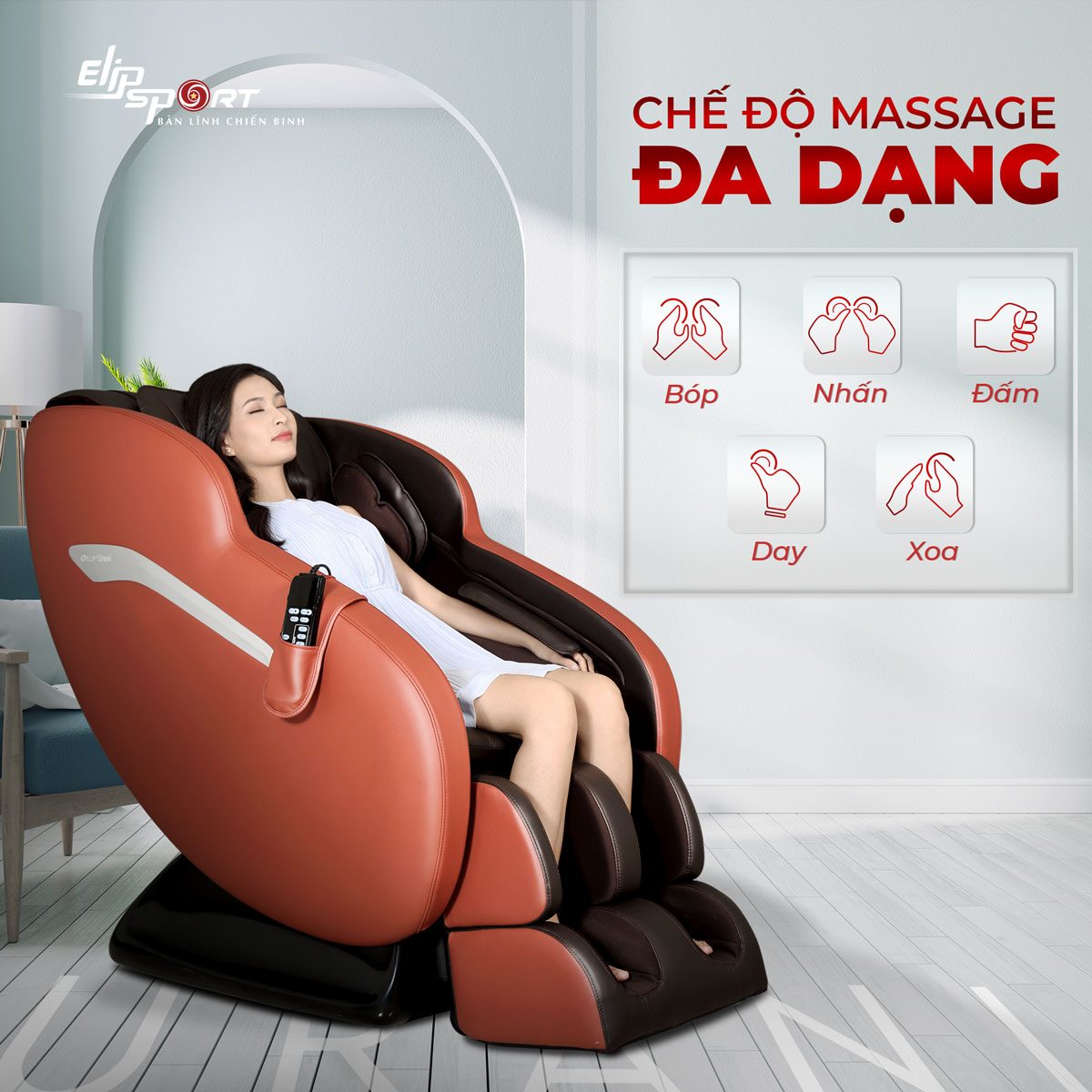 Ghế massage ELIP Urani