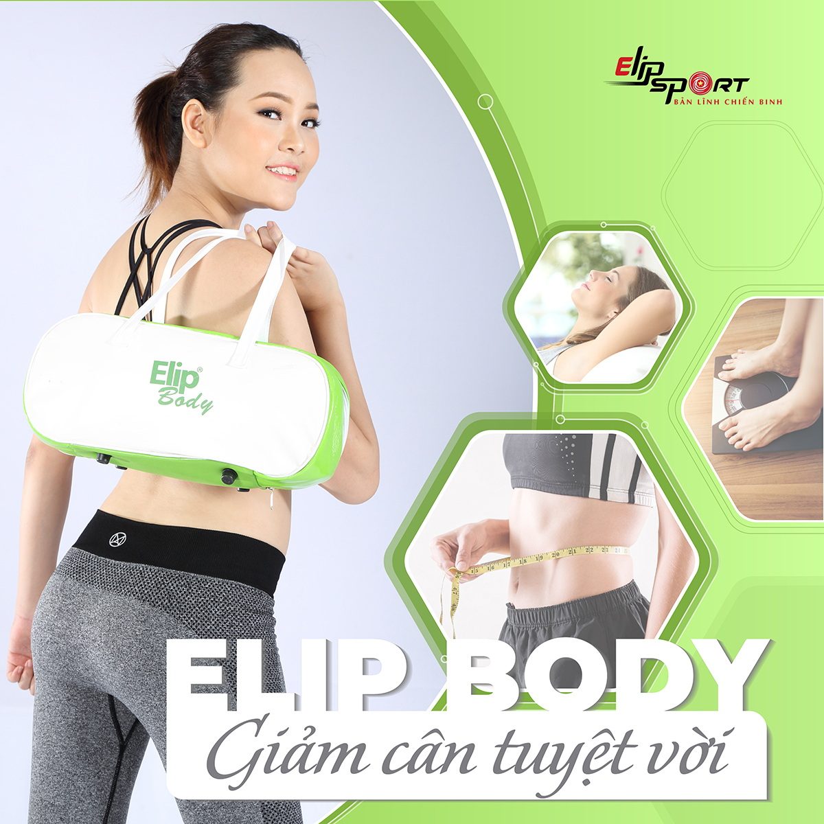 Đai massage bụng Elip Body-BH-6T