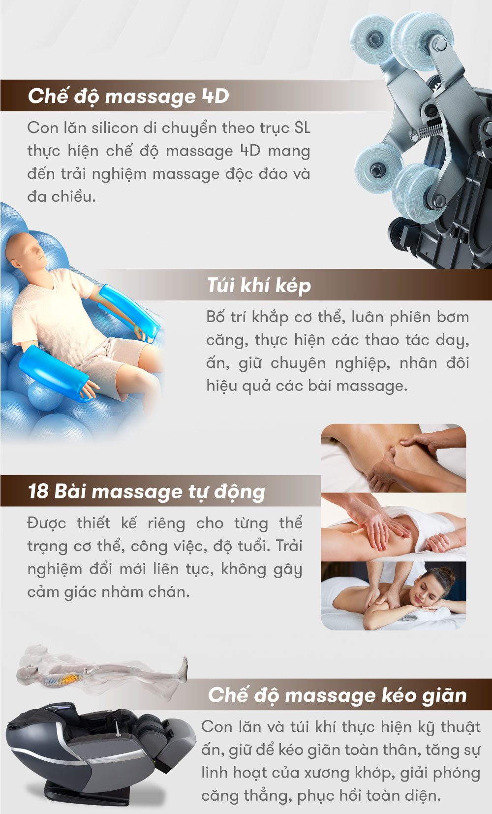 Ghế massage ELIP Alexander New 