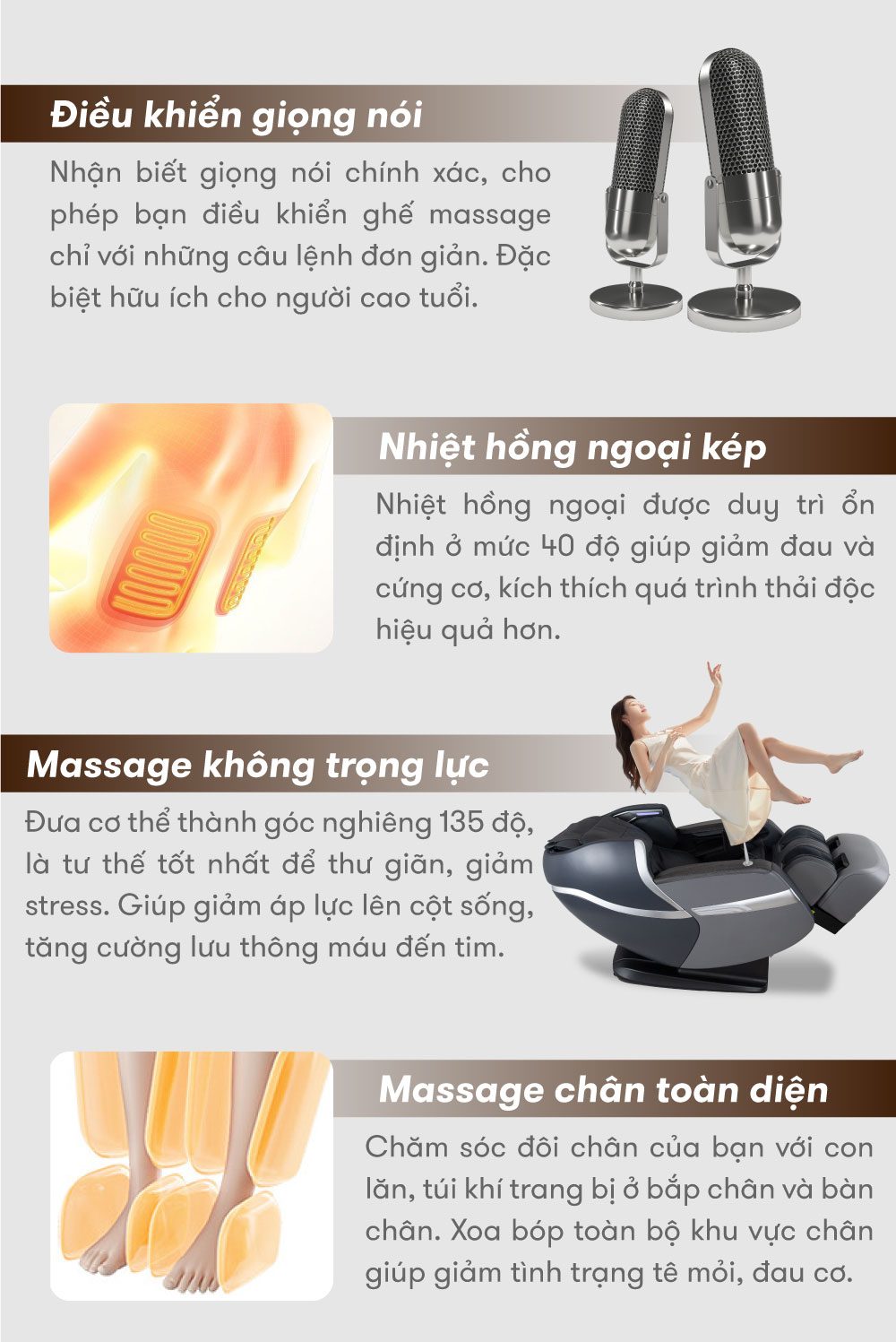 Ghế massage ELIP Alexander New