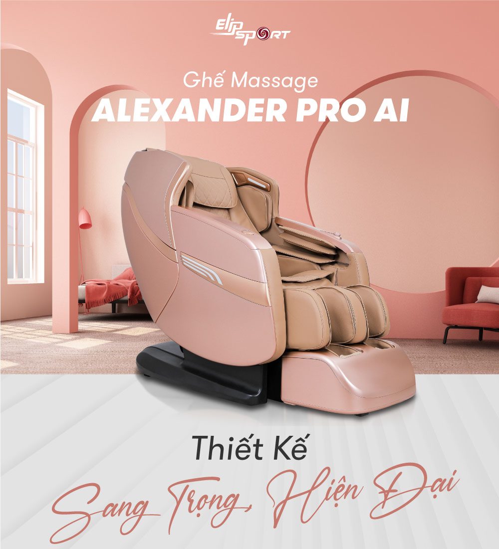 Ghế massage ELIP Alexander Pro AI
