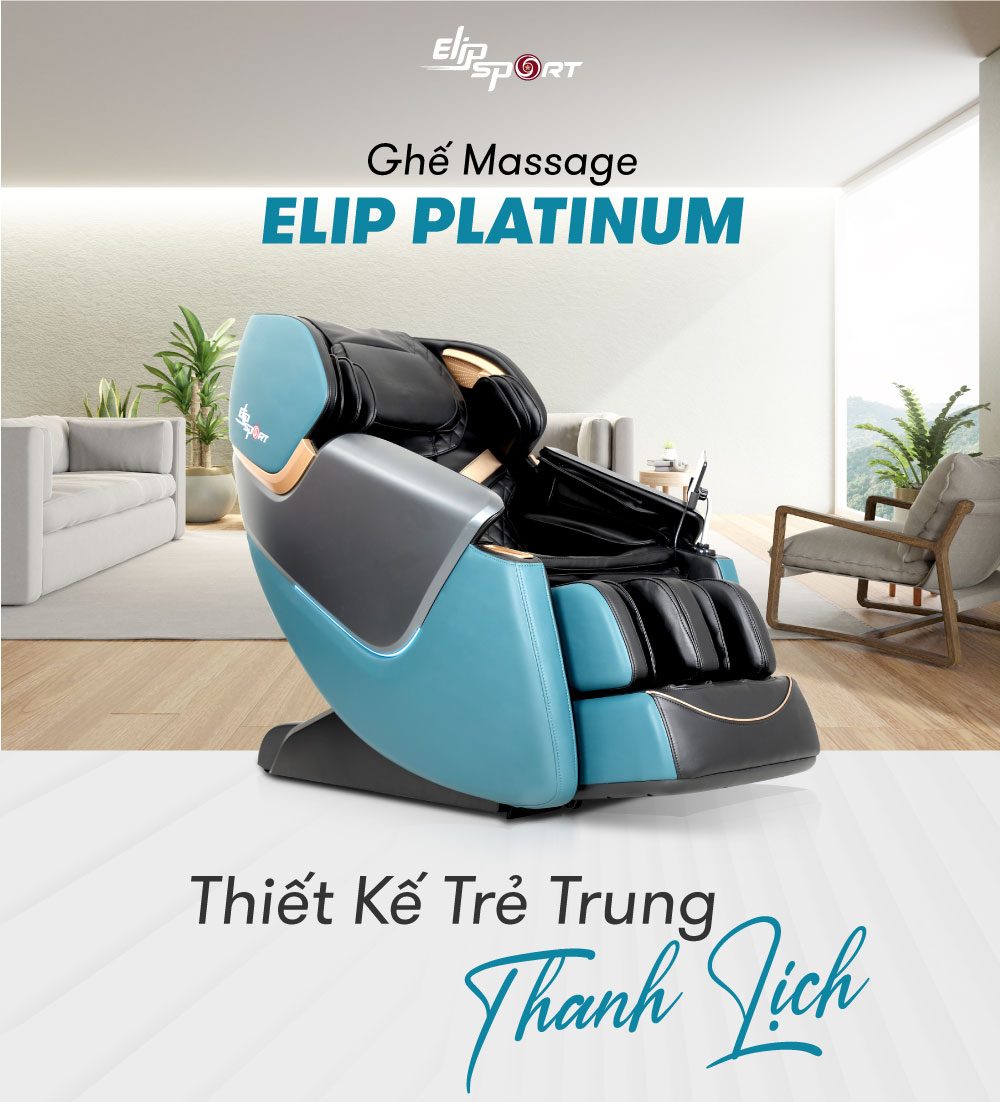 Ghế Massage Elip Platinum Ai Ion âm Thanh Lý