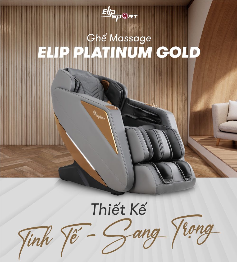 Ghế massage ELIP Platinum Gold