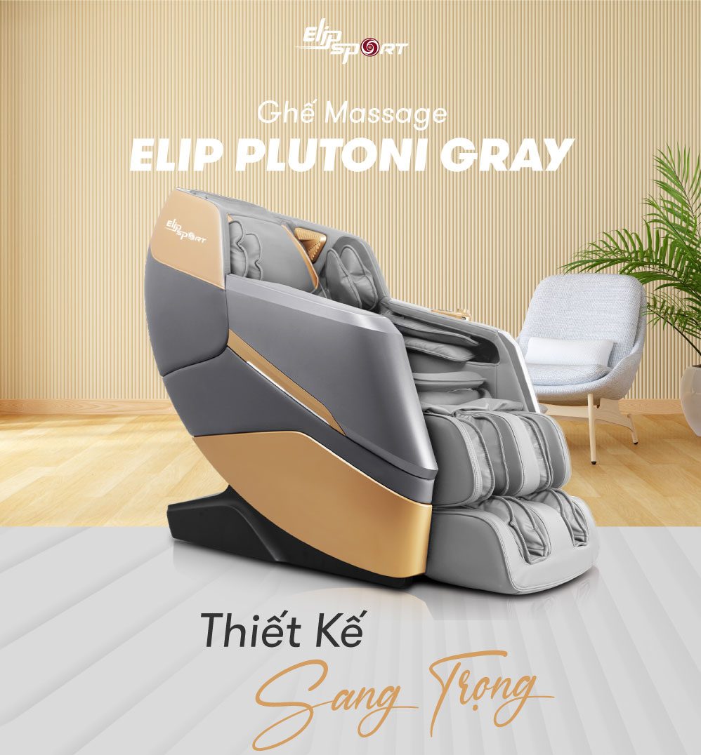 Ghế massage ELIP Plutoni Gray
