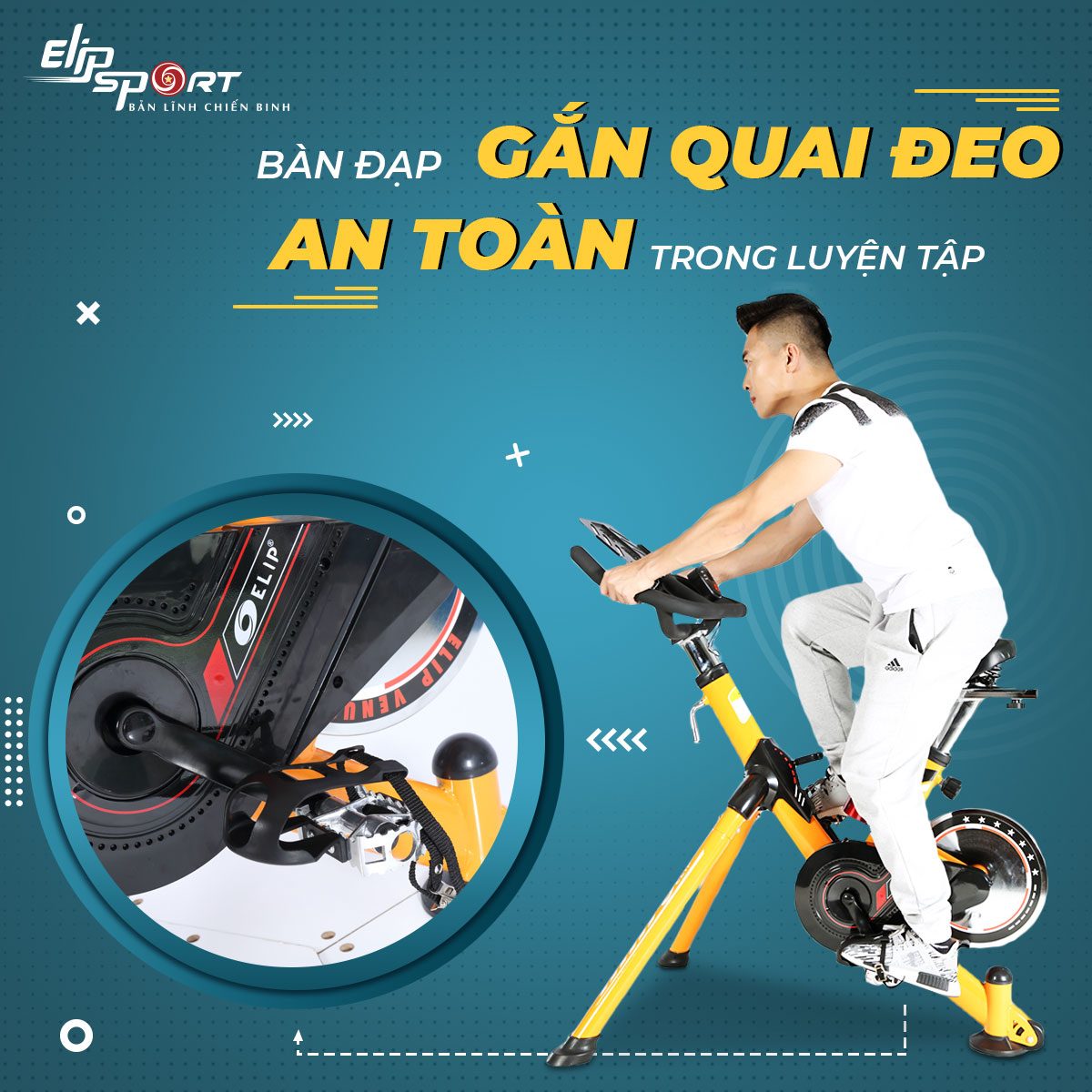 xe đạp tập ELIP Venus