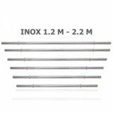 Ảnh sản phẩm Đòn tạ inox Elip phi 27 dài 1.2m tới 2.2m